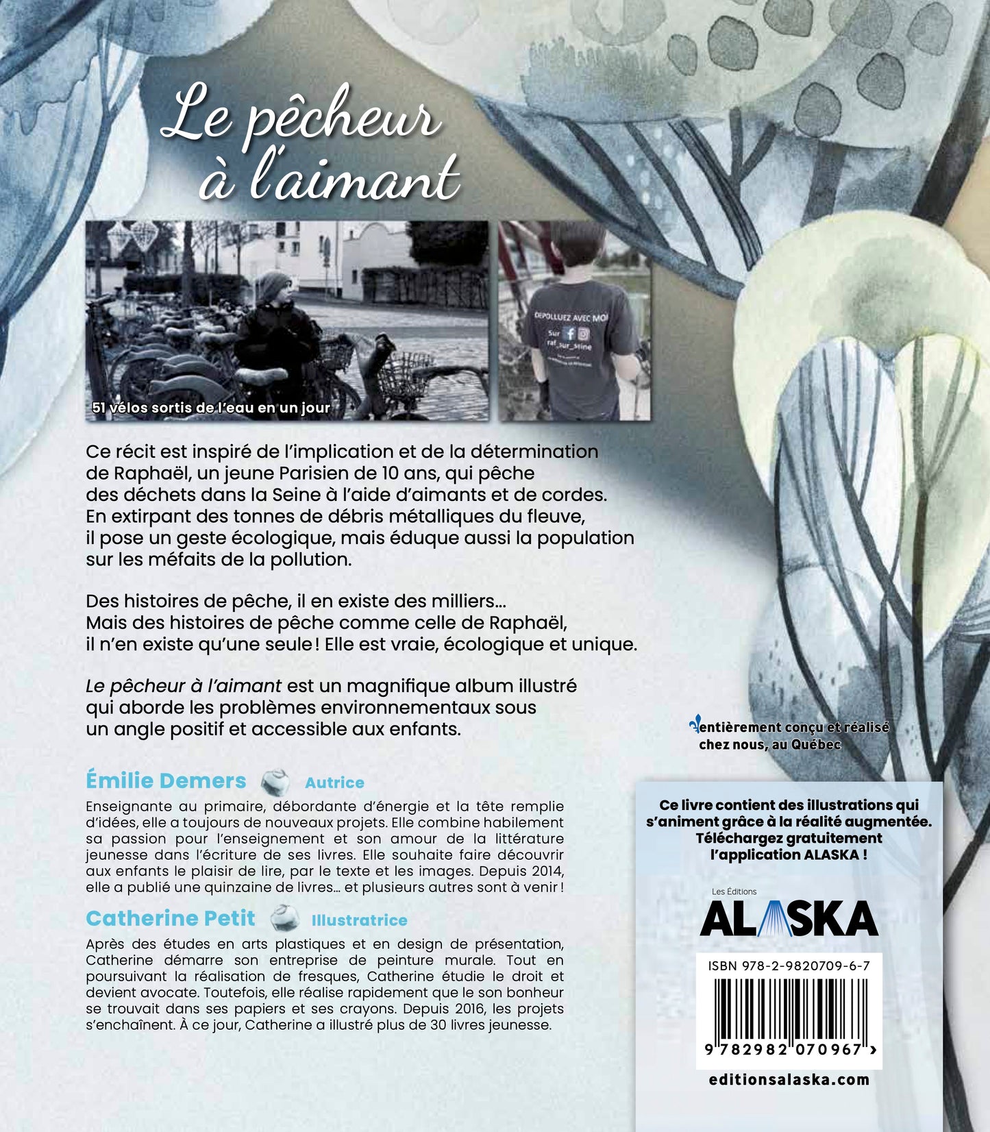 image de la couverture arrière du livre "Le pêcheur à l'aimant"