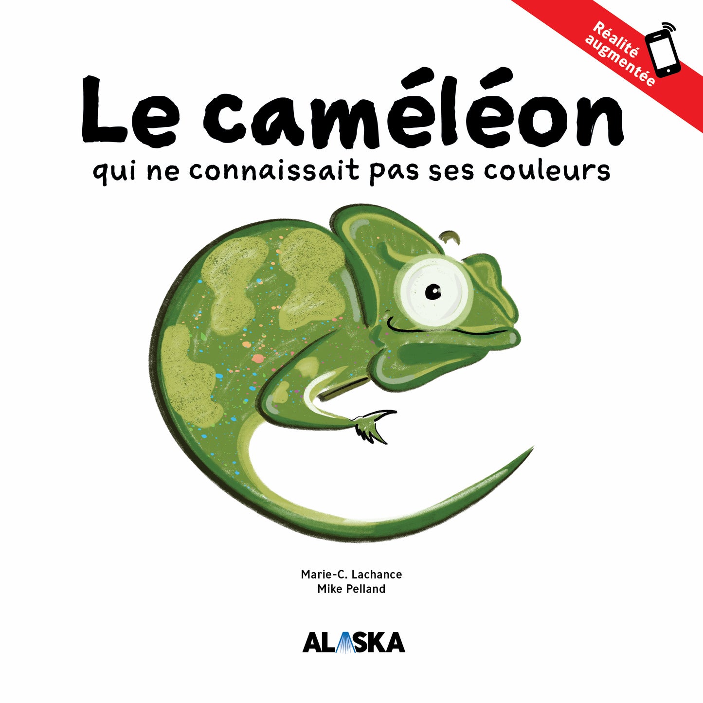 image couverture du livre "Le caméléon qui ne connaissait pas ses couleurs"