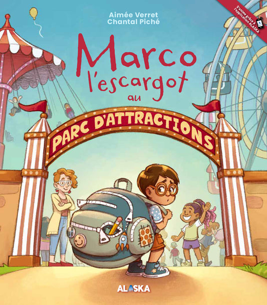 Marco l'escargot au parc d'attractions