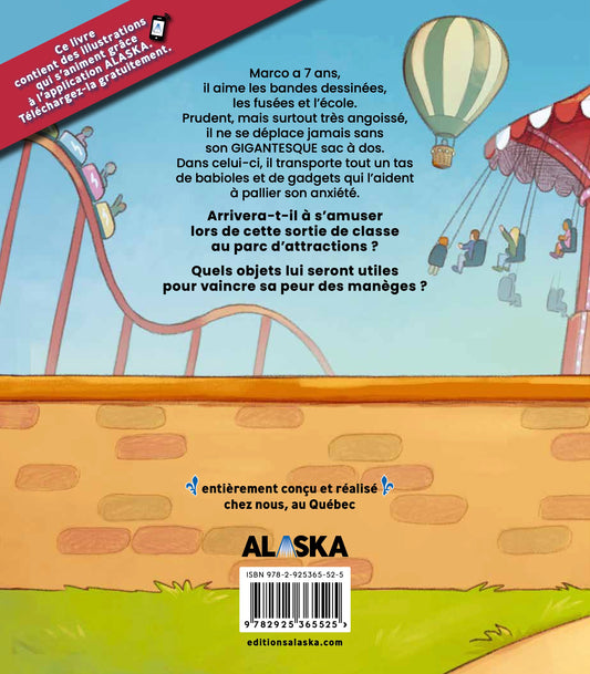 Marco l'escargot au parc d'attractions