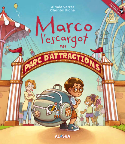Marco l'escargot au parc d'attractions